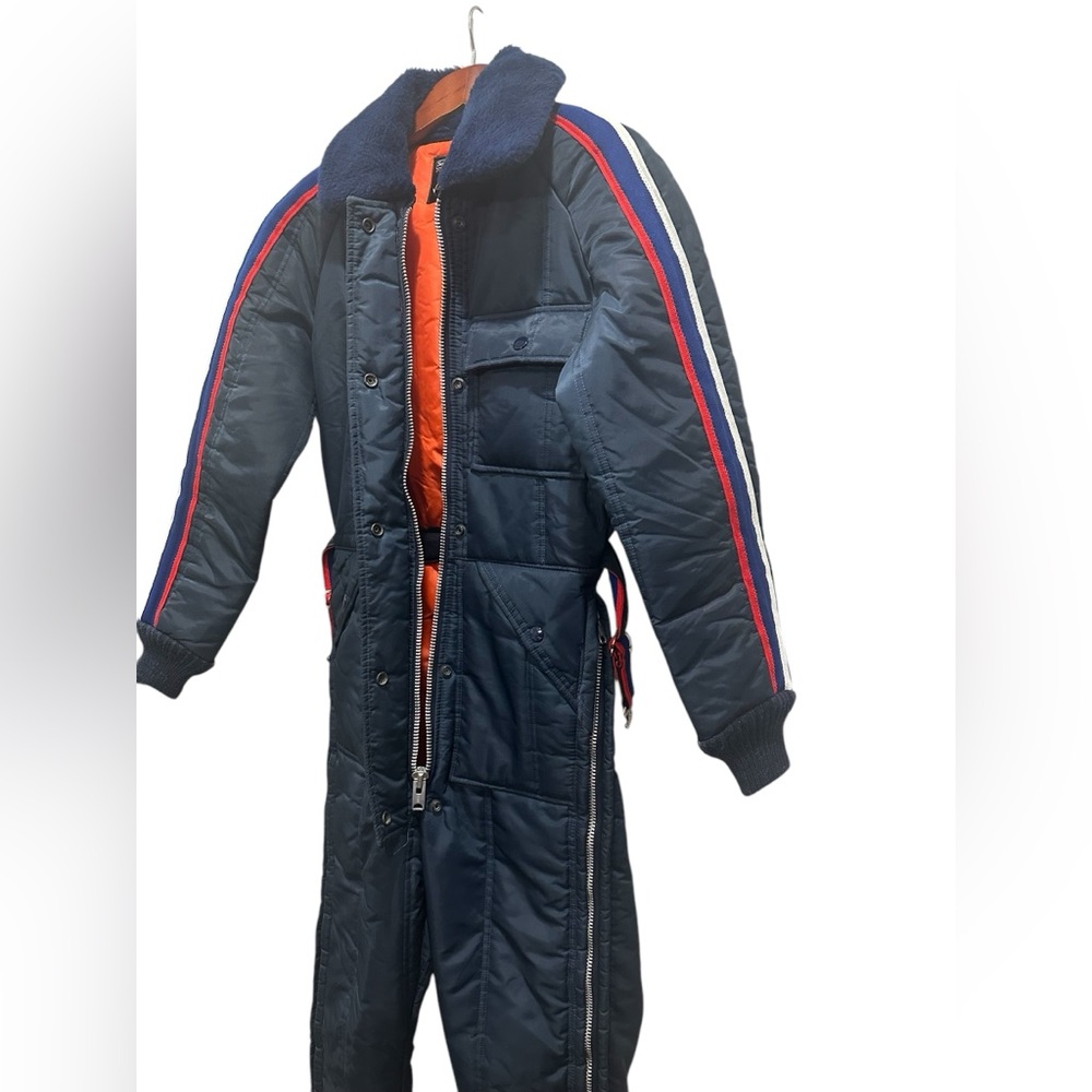 Vintage‎ Sears Ted Williams Snowsuit Men's Size S 8-10 Snowmobile Winter Sports - Picture 2 of 6